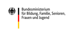 Logo des Bundesministeriums für Familie, Senioren, Frauen und Jugend